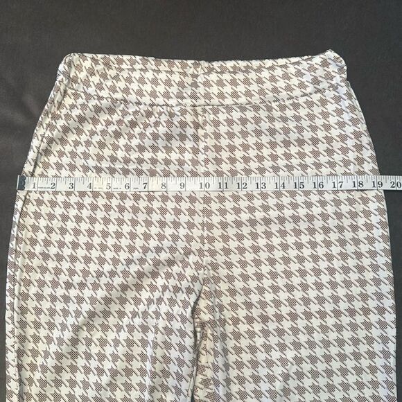 Long Sleeve 2 Piece Houndstooth BodyCon Pantsuit Jacket & Pants Set *Size L READ - Picture 10 of 16